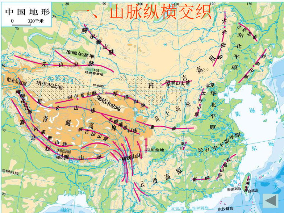 人教版八级地理上册中国地形课件.ppt_第2页