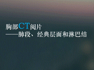 《胸部ct阅片》课件.ppt