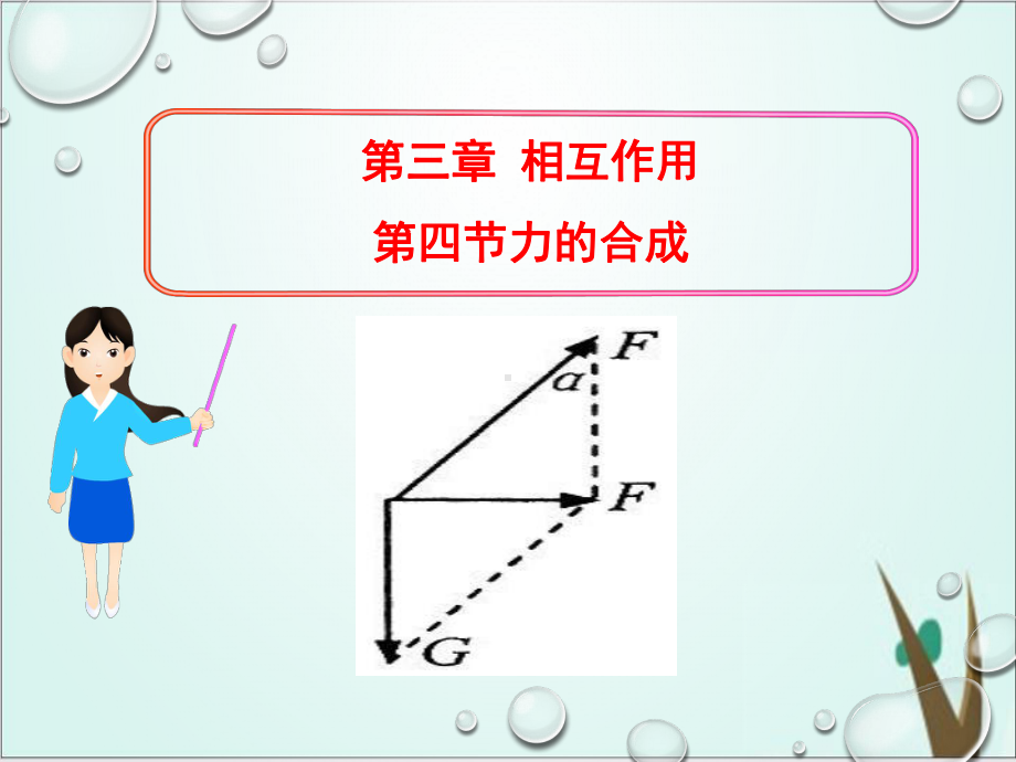 人教版高中物理必修1第三章第四节力的合成课件完美版计29张).ppt_第1页