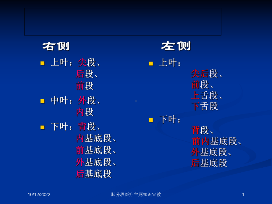 肺分段医疗主题知识宣教培训课件.ppt_第1页