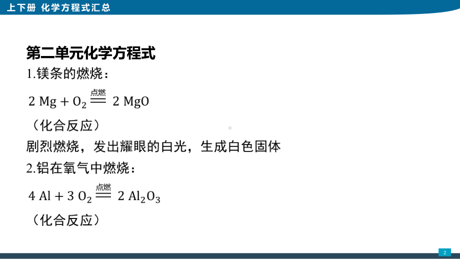 中考知识点复习化学方程式汇总课件.pptx_第2页