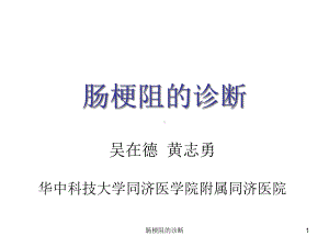 肠梗阻的诊断课件.ppt