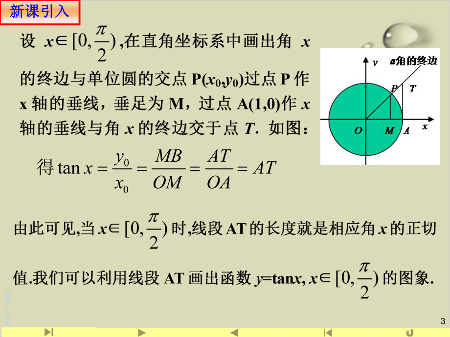 人教版高中数学新教材必修第一册课件正切函数的图象及性质.ppt_第3页