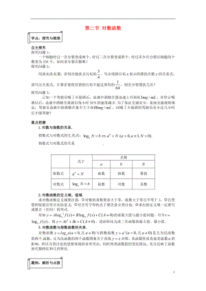 高中数学 2.2对数函数同步辅导 新人教A版必修1.doc