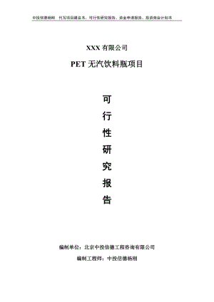 PET无汽饮料瓶项目可行性研究报告申请立项.doc