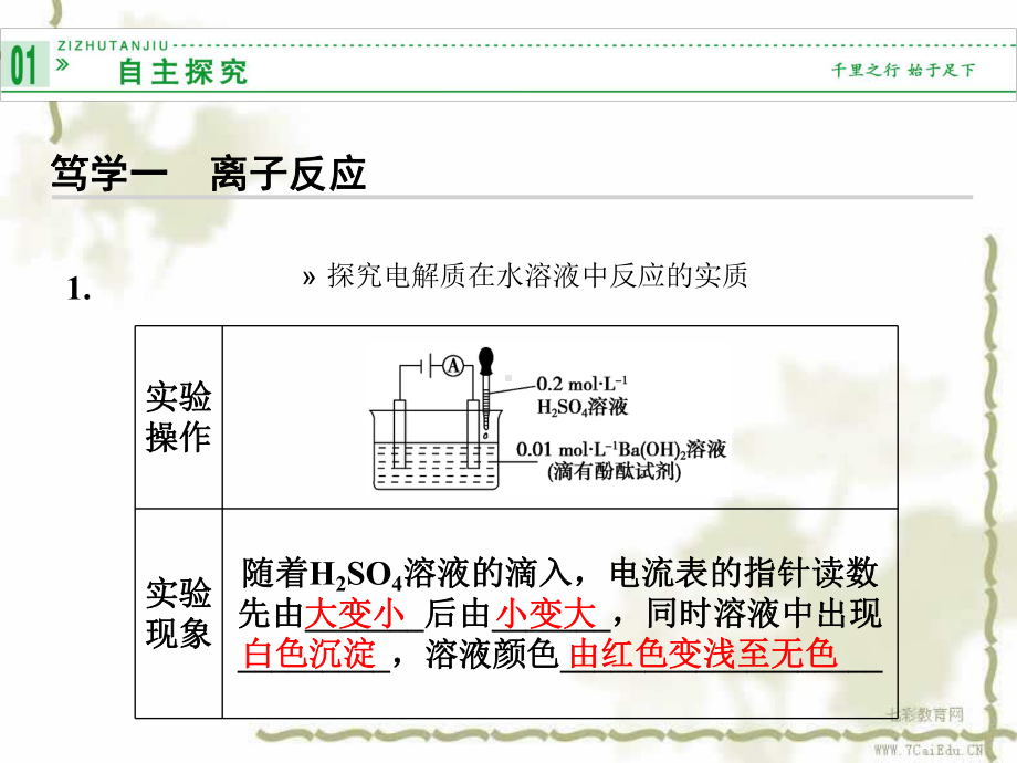 化学必修ⅰ鲁科版222电解质在水溶液中的反应汇总课件.ppt_第2页