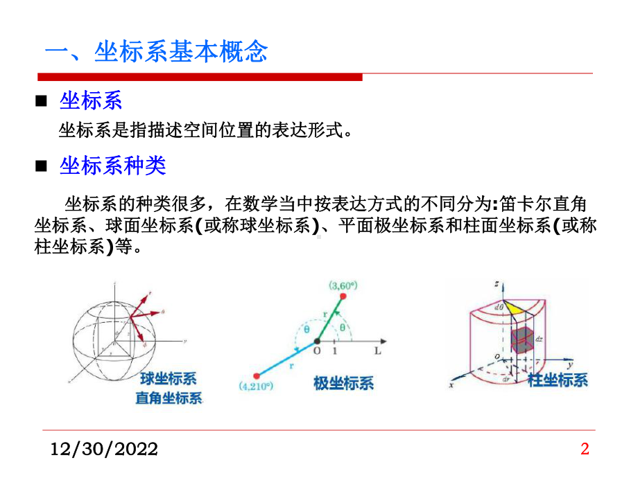 坐标系、坐标系统及坐标转换概要课件.ppt_第2页