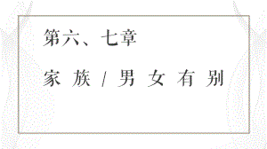 《乡土中国》家族男女有别教学课件—部编版必修上册.pptx