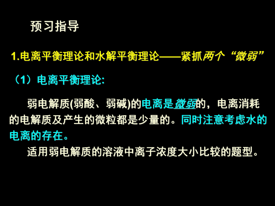 专题溶液中离子浓度大小的比较课件.ppt_第3页