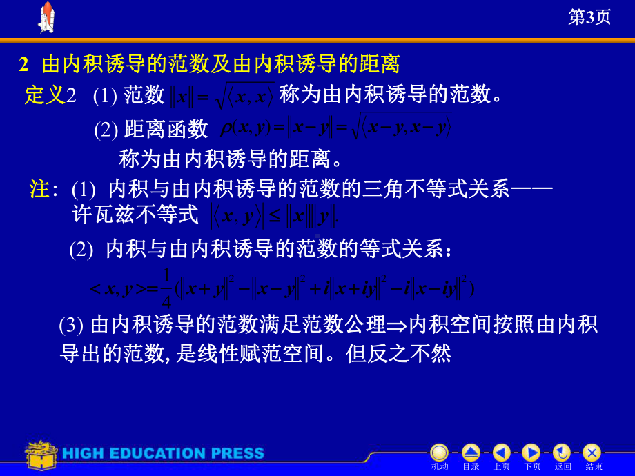 内积空间与希尔伯特空间(讲稿)课件.ppt_第3页