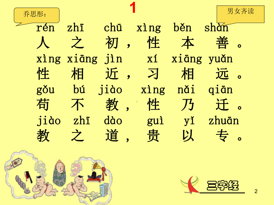 三字经全文带拼音背诵版课件.ppt_第2页