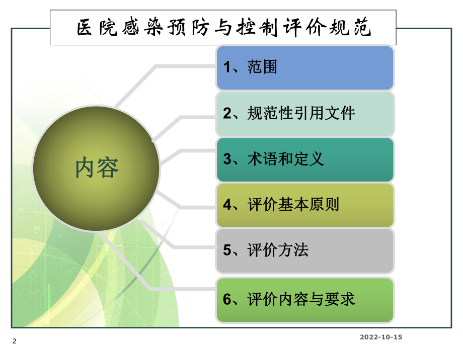 医院感染预防与控制评价规范-精选版51张课件.ppt_第2页