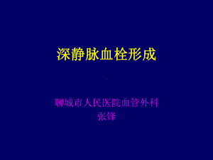 下肢静脉血栓解答课件.ppt