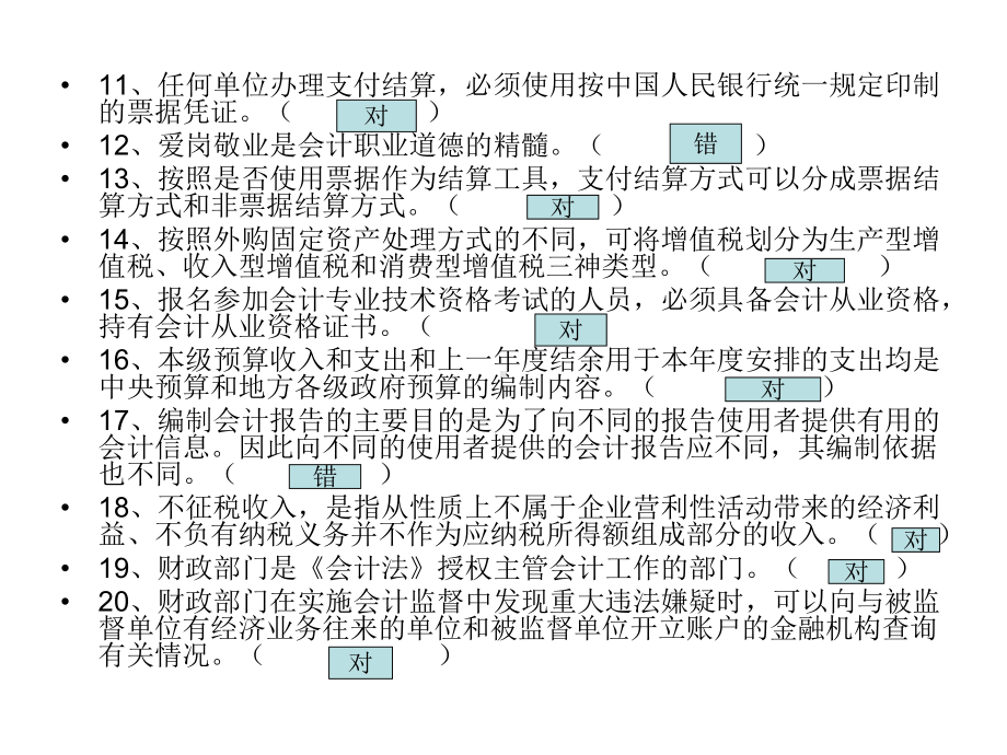 会计从业资格考试财经法规与会计职业道德判断-课件.ppt_第3页