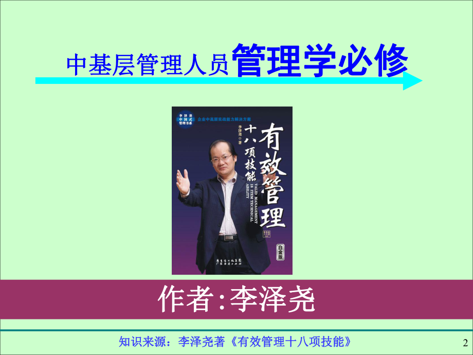 企业中基层管理人员管理学基础培训教材课件.ppt_第2页