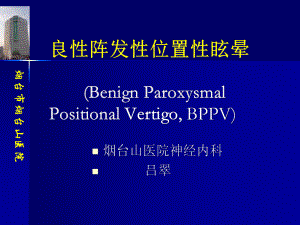 位置性眩晕课件.ppt