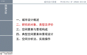 城市设计-研究的对象类型及评价-2-1对象层次与内容范围-3h课件.ppt