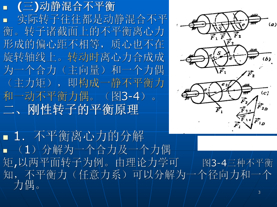 动平衡与静平衡理论的方法及区别教学课件.ppt_第3页