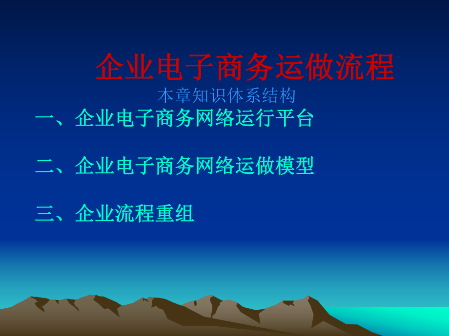 企业电子商务运做流程课件.ppt_第1页