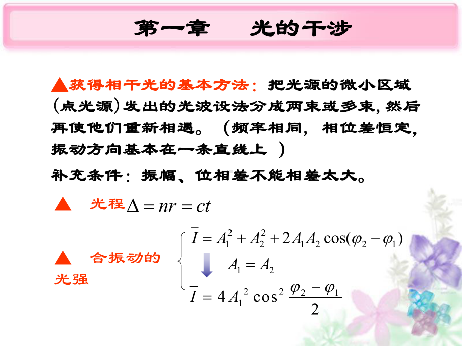 《光学教程》期末总复习解析课件.ppt_第2页