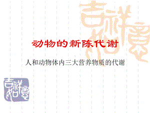 动物的新陈代谢-杭州教研网课件.ppt