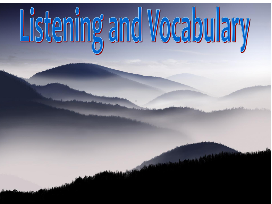 外研英语必修3Module4Listening-and-Vocabulary-(共39张)课件.ppt--（课件中不含音视频）_第2页