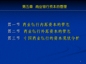 商业银行业务经营与管理课件第五章-商业银行资本的管理.ppt