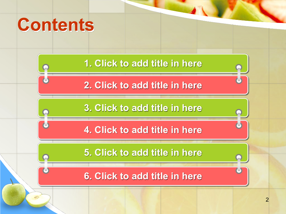 [推荐]新鲜美味的水果课件模板课件.ppt_第2页