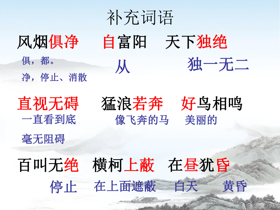 与朱元思书(上课)分解课件.ppt_第3页