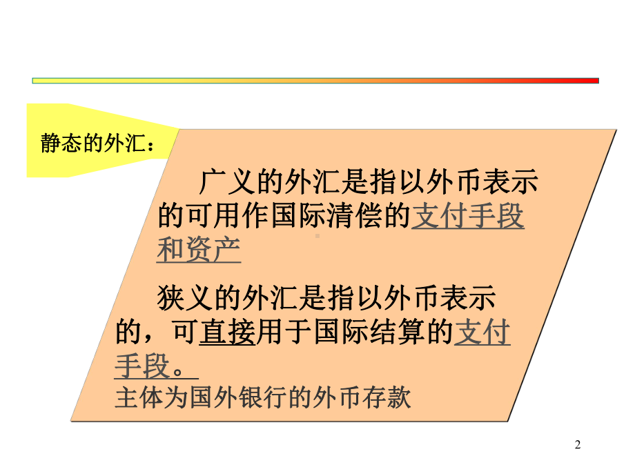 国际金融第二章+外汇和汇率课件.ppt_第2页