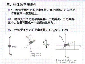 三物体的平衡条件课件.ppt