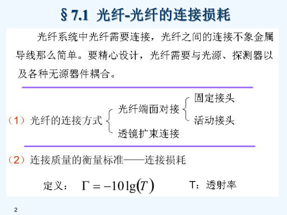 光纤连接与耦合课件.ppt_第2页