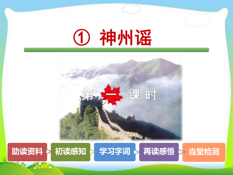 （人教部编版小学语文）神州谣完美课件4.ppt_第2页