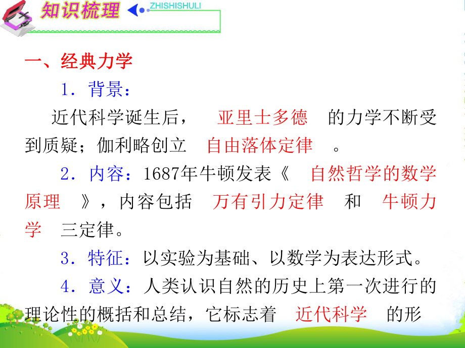 《夺冠之路》福建专用高考历史一轮复习-第4单元考点1-近代世界科学技术课件-人民必修3.ppt_第2页