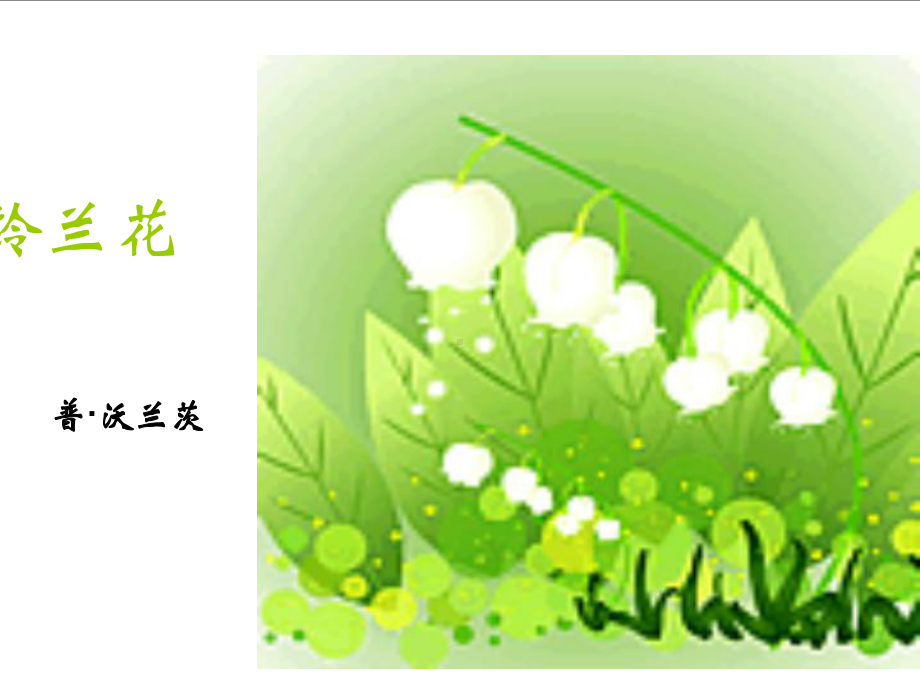 《铃兰花》课件讲解.ppt_第3页