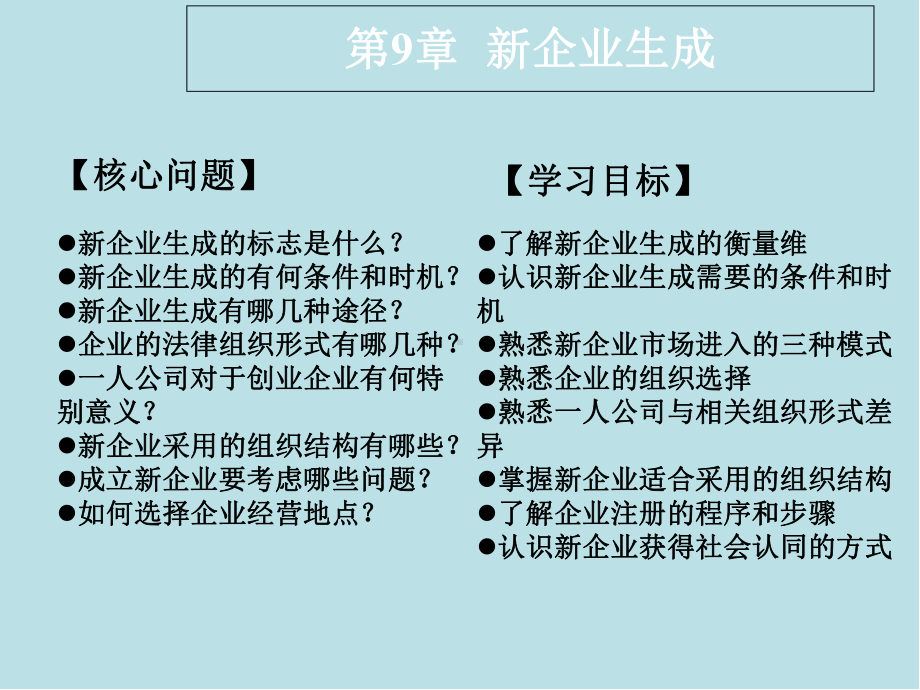 创业第9章-新企业生成课件.ppt_第1页