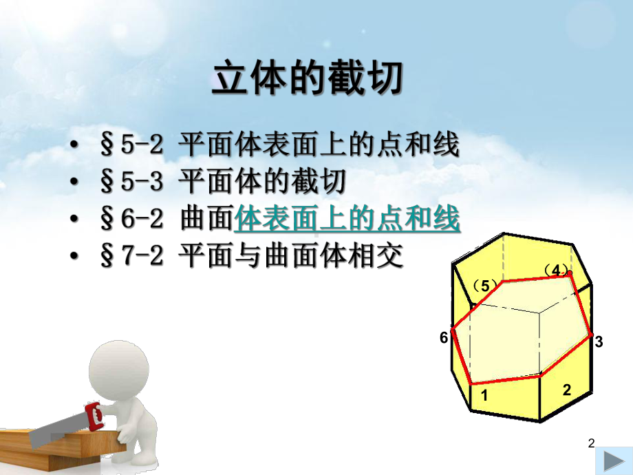 大学画法几何7截切体概要课件.ppt_第2页