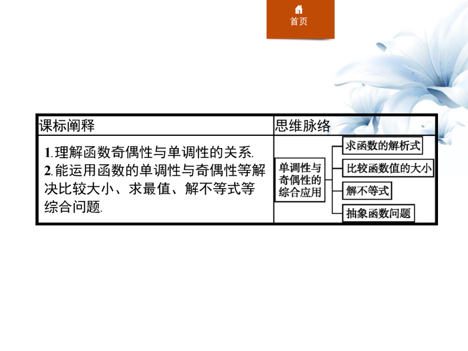 《习题课-单调性与奇偶性的综合应用》函数的概念与性质-课件.pptx_第2页