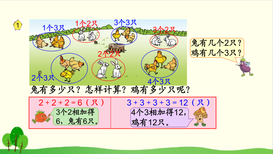 （人教教材）乘法的初步认识1课件.pptx_第2页