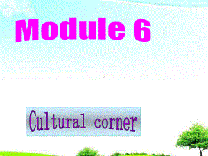 （高中课件）高中英语Module6-Cultural-corner-外研版选修6课件.ppt--（课件中不含音视频）--（课件中不含音视频）