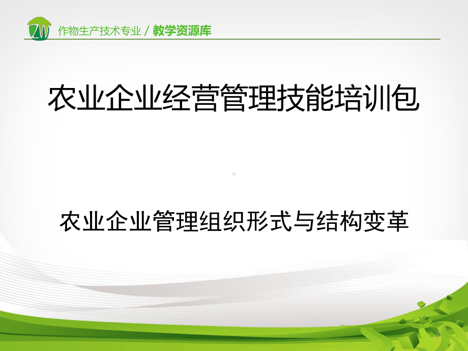 农业企业管理组织形式与结构变革课件.ppt_第2页