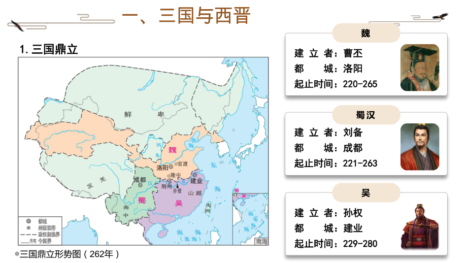 人教统编版高中历史必修中外历史纲要上三国两晋南北朝的政权更迭与民族交融(共22张)课件.pptx_第3页