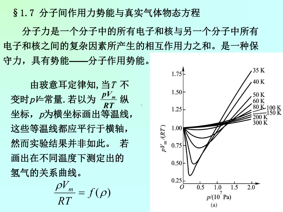 分子间作用势能与真实气体物态方程课件.ppt_第1页