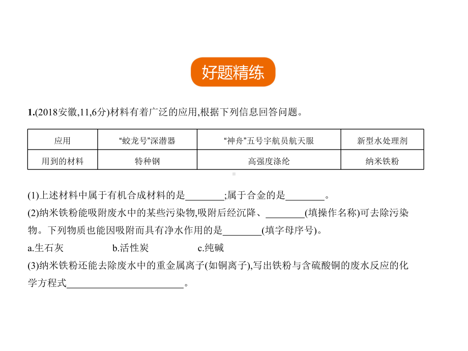 专题十六-与日常生活有关的材料题(试题部分)x课件.ppt_第2页