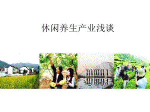 休闲养生产业课件.ppt