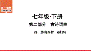 《游山西村》优质课件部编版1.ppt