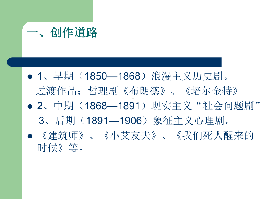 人教语文选修《中外戏剧名作欣赏》易卜生与《玩偶之家》课件.ppt_第3页