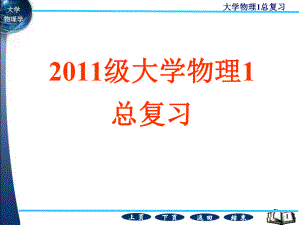 大学物理上册考点复习考试必过课件.ppt