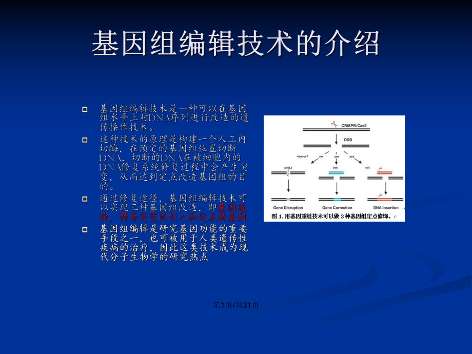 三代基因组编辑技术学习教案课件.pptx_第2页