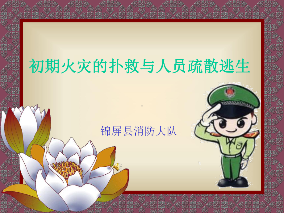 初期火灾的扑救与人员疏散逃生概要课件.ppt_第1页